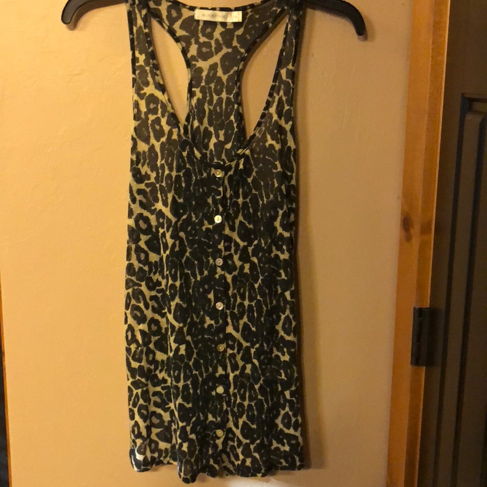 Leopard print tank
